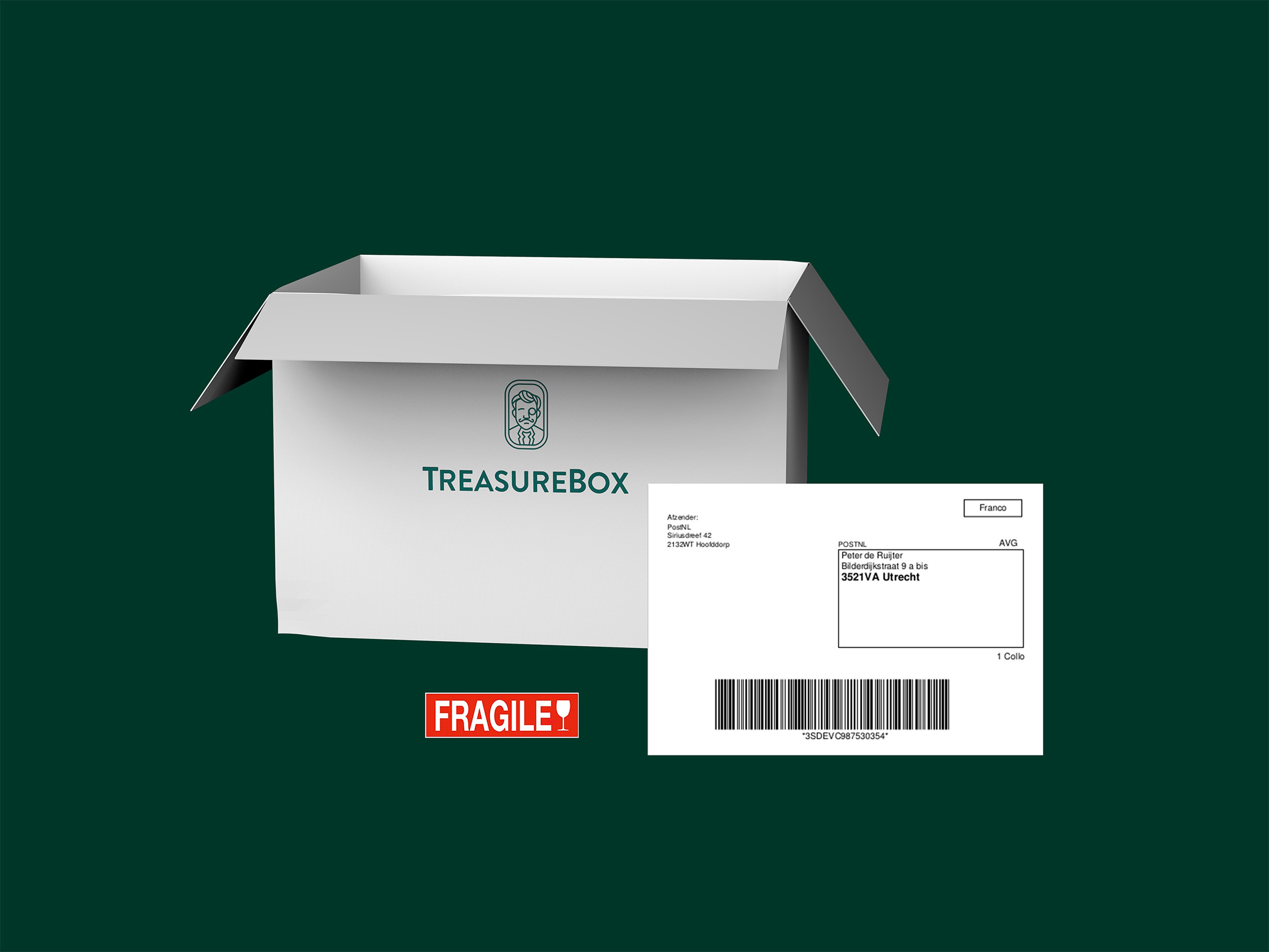 Aanvragen van een gratis TreasureBox